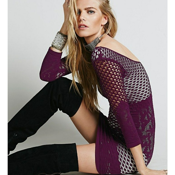 Free People Textured Bodycon, M/L, Rare - Picture 2 of 4